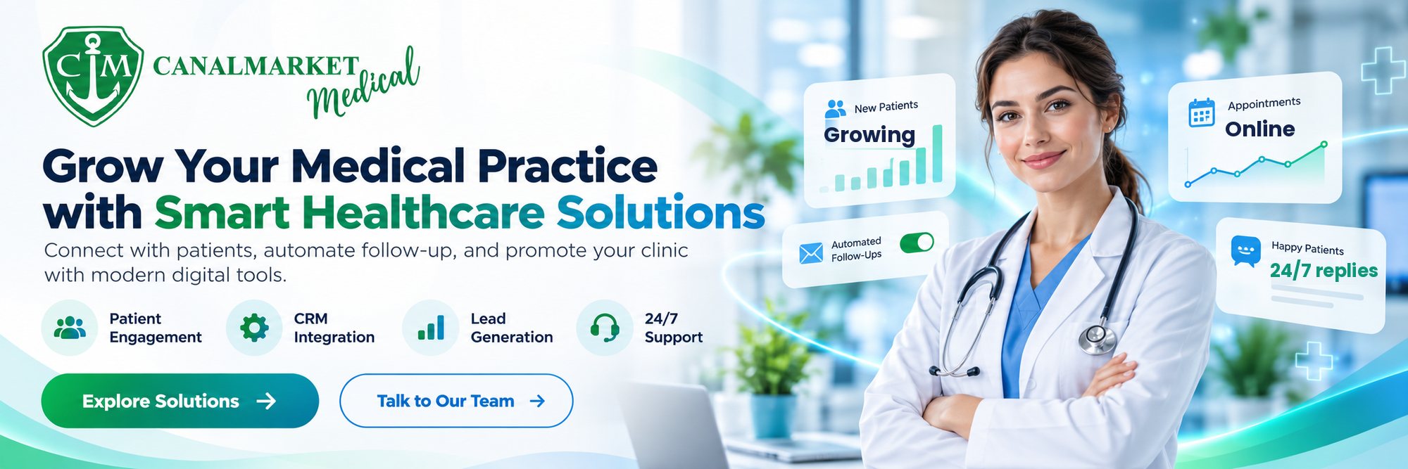 CanalMarket Medical — Grow your medical practice with smart healthcare solutions